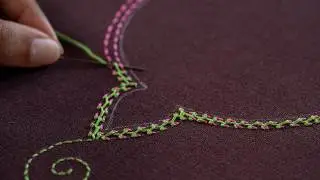 Beautiful Flower Vine Stitch for Any Dress!