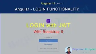 Complete Login Functionality with LIVE API JWT token | Angular for Beginner and Experience