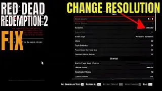 Red Dead Redemption 2 | can't change resolution fix | Tutorial (NVIDIA)