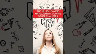 High Paying Management Courses other than MBA || #mba #managenent #courses #shorts