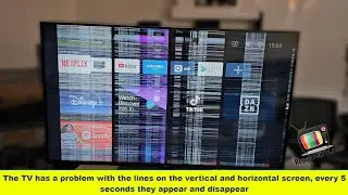 NOKIA TV, on the screen of TV. show lines vertical and horizontal every 5 seconds