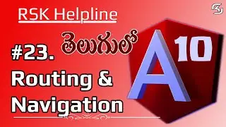 #Angular 10 in Telugu  #23  Routing and Navigation in Angular 10 in Telugu