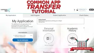 CEA's Common App TRANSFER Tutorial!