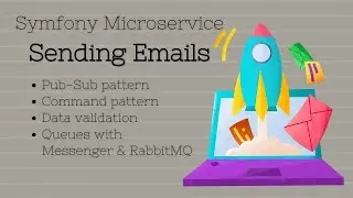 Symfony 6 Microservice - Pub-Sub/ Command patterns | Queues (Messenger & RabbitMQ) | Data validation