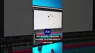 Motion Graphics Text Bounce Animation in After Effects 