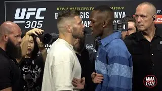 HEATED! Dricus Du Plessis vs. Israel Adesanya Face Off for UFC 305