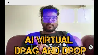 AI Virtual Drag and Drop Using Python 🐍 and OpenCV | Computer Vision | cvzone | mediapipe | Numpy