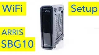 Arris Surfboard SBG10 Wifi Setup for Comcast | Xfinity | Cox | Spectrum | Cable Modem Router Combo