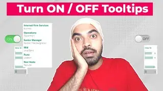Turn ON / OFF Tooltips in Power BI