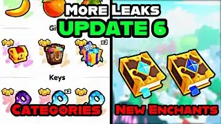 😱 NEW ENCHANTS, CATEGORIES AND MORE! - UPDATE 6 NEW LEAKS IN PET SIMULATOR 99