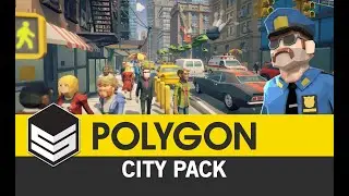 POLYGON City Pack - (Trailer) 3D Low Poly Art for Games by 