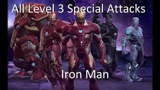 All Iron Man Level 3 Special Attacks MCOC