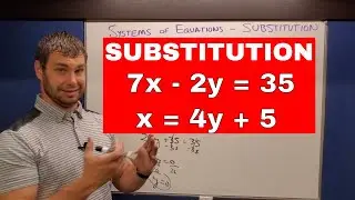 Solve Systems of Equations by SUBSTITUTION