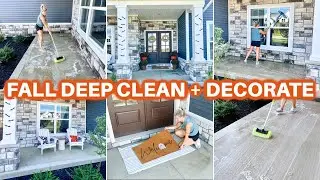 NEW! 🍁 FALL DEEP CLEAN WITH ME | HOURS OF CLEANING MOTIVATION | FALL DECOR 2023 |HOMEMAKING CLEANING