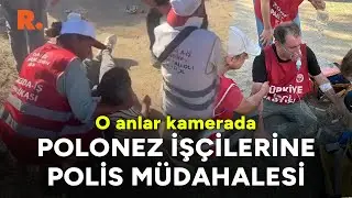 Sendikaya üye oldukları için işten atılan Polonez işçilerine polis müdahalesi