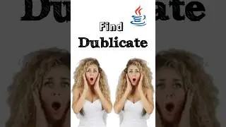 Find 😱 a dublicates in java 