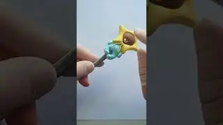 Мастер-класс:Декор ложки "Мишутки" из полимерной глины FIMO #fimo