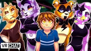 Gregory Meets the EMO GOTHROCK Animatronics in VRChat