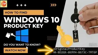 How to find windows10 Product Key