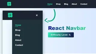 React Responsive Navbar Tutorial - Beginner React JS Project