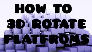 How to make 3D rotation platforms | Geometry Dash Effect Tutorial