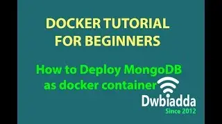 How to Deploy MongoDB as docker container | Docker tutorial