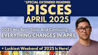 Pisces APRIL 2025 - YOUR DESTINED, ONCE-A-LIFETIME MONTH BRINGS ULTRA RARE CHANGE 🥂🌠Tarot Horoscope