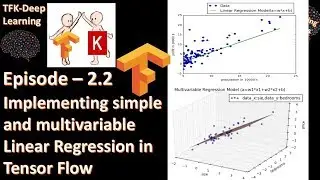 Ep-2.2: Linear Regression with Tensorflow || TFK-Deep Learning || Exploring Neurons