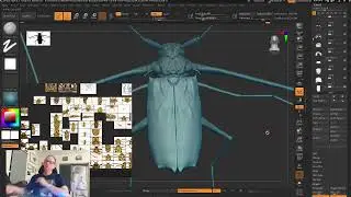 Insect Inspired Creature Sculpting: Longhorn Beetle - Maxon ZBrush 2024