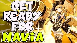 NAVIA REVEALED! HOW TO PREPARE 🧱🌂 Genshin Impact Navia Skills, Builds, Ascension Materials