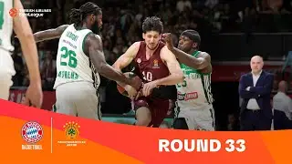 Panathinaikos brutally crash Bayern's hope of play-in | 2023-24 Turkish Airlines EuroLeague