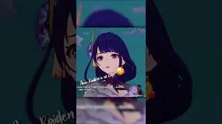Raiden is so cute 🥰 [genshin impact] 