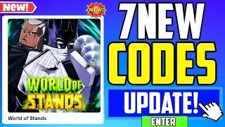 *SECRET UPDATE!* | World of stand CODES 2025 (ROBLOX world of stand)Part 1273