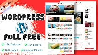 FULL FREE Template Wordpress Blog Website | Theme