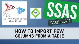 SSAS Tutorial (8/15) - How to Import Few columns From a table