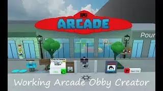 Working Arcade In Obby Creator