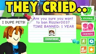 Banning SCAMMERS in Adopt Me..