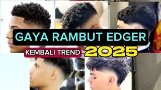 GAYA RAMBUT PRIA KEMBALI POPULER TAHUN 2025💈EDGAR HAIRCUT