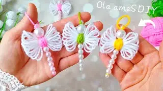 It's so Cute ☀️ Superb Dragonfly Making Idea with Yarn - You will Love It - DIY Amazing Woolen Craft