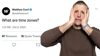 Fix the Webflow Conf website with YOUR timezone