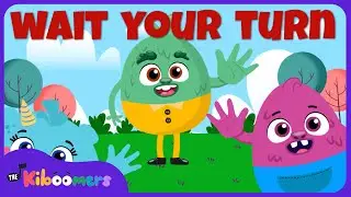 Wait Your Turn Tooty Ta Song - THE KIBOOMERS Preschool Songs for Circle Time