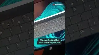 Activate On-Screen Keyboard in Windows 10/11