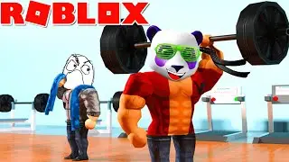 НАДО ПОДКАЧАТЬСЯ 💪🏻 СИМУЛЯТОР ФИТНЕС КАЧКА + КОДЫ (Roblox Fitness Simulator)