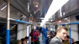 Первая поездка метропоезда Москва