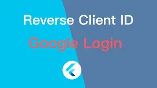 Flutter Set Reverse Client ID for iOS Google Login in