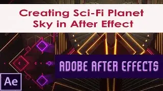 Creating Sci-Fi Planet Sky in After Effect | How to use Keying