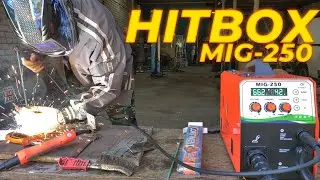 Welding machine HITBOX MIG250 MIG TIG MMA review and test.