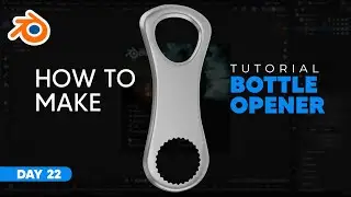 Bottle Opener 3D modeling in blender | 30 Days Modeling Tutorial | blender modeling tutorial 22
