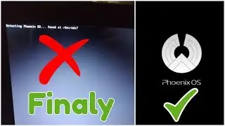 How To Fix Blackscreen After Boot | Phoenix Os
