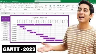 📊 Como hacer un DIAGRAMA de GANTT en Excel (Super Fácil 2023)